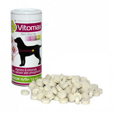 Витамины "Здоровые зубы и кости" для собак (120 табл)
