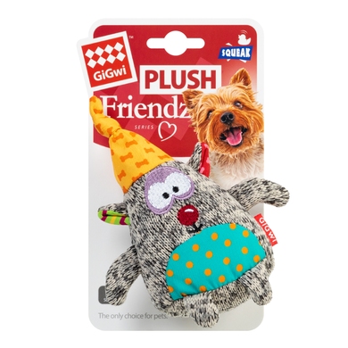 Іграшка для собак Ведмідь з пищалкою GiGwi Plush