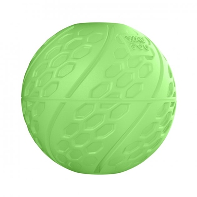 Мячик светонакопительный WAUDOG Fun с отверстием для вкусняшек, 7 см