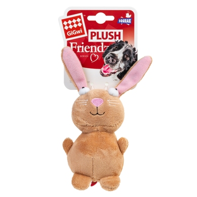 Игрушка для собак Кролик с пищалкой GiGwi Plush
