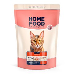 Complete dry food for active adult cats Chicken and Shrimp 1.6 kg