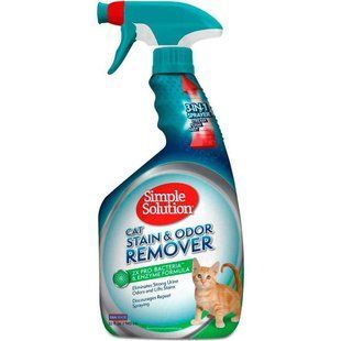 Simple Solution Cat Stain & Odor Remover &mdash; a universal product for neutralising odours and removing stains caused by cats, 945 ml