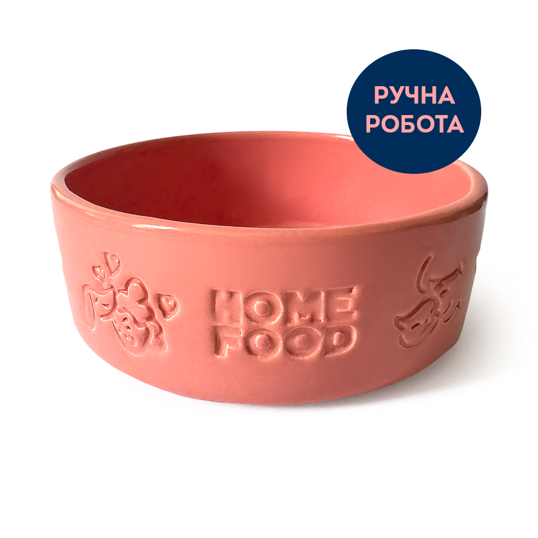 Керамическая миска ручной работы для собак и кошек