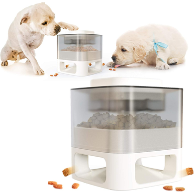 Square Fun Feeder-A White &mdash; інтерактивна іграшка-кормушка для собак і котів