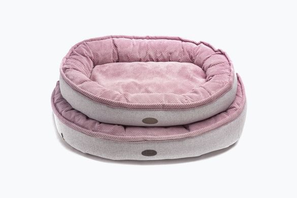Овальний лежак Donut Soft Touch Pink