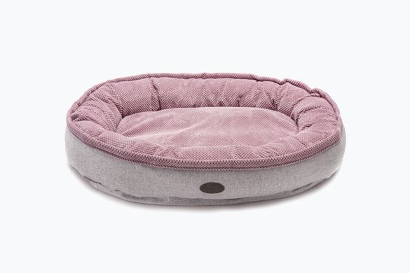Овальний лежак Donut Soft Touch Pink
