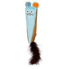 Іграшка для котів "Кролик блакитний з шарудінням" GiGwi ROOKIE HUNTER