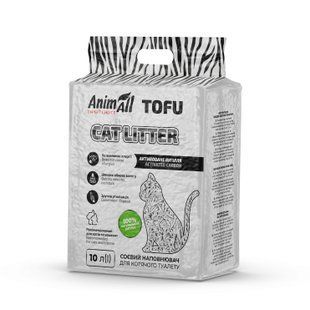 AnimAll Tofu Carbon &mdash; соевый наполнитель с активированным углём, 10 л (4.7 кг)