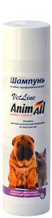 Shampoo with chlorhexidine and ketoconazole for dogs and cats Animall Vetline, 250 ml