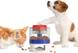 Round Fun Pet Feeder-B Yellow &mdash; interactive toy-feeder for dogs and cats