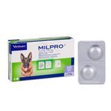 Virbac Milpro &mdash; антигельминтная таблетка Мильпро для собак весом более 5 кг, 1 таблетка