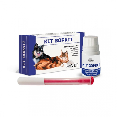 Phytocomplex ProVET "Cat Workit" for the correction of behavioral disorders in cats and dogs, 20 ml