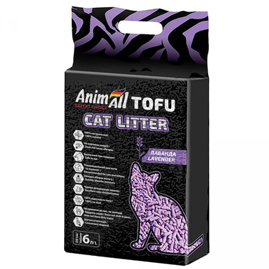 Soy filler AnimAll Tofu Lavender with lavender aroma, 6 l