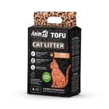 AnimAll Tofu Peach &mdash; соевый наполнитель с ароматом персика, 6 л (2.6 кг)