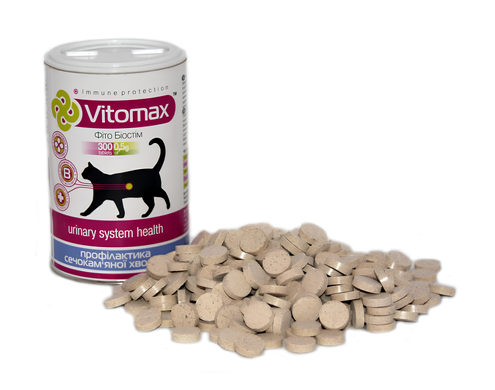 Вітаміни "Профілактика сечокам'яної хвороби" для котів (300 табл)