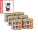 Complete wet food HOME FOOD for adult cats with beef and salmon in jelly, 12 х 85 g