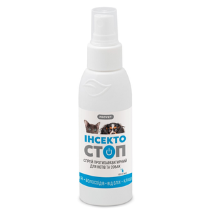 Спрей ProVET «Инсектостоп» от внешних паразитов для кошек и собак, 100 мл