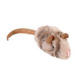 GiGwi Melody Chaser &ndash; electronic sound‑chip mouse toy for cats, faux fur, 9 cm