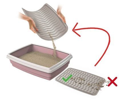 Georplast Sandy Cat Litter Mat &mdash; cat litter mat, 34.5х26 cm