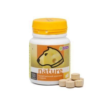 Vitomax Nature Multivitamins for Dogs &ndash; with cheese, 100 tablets