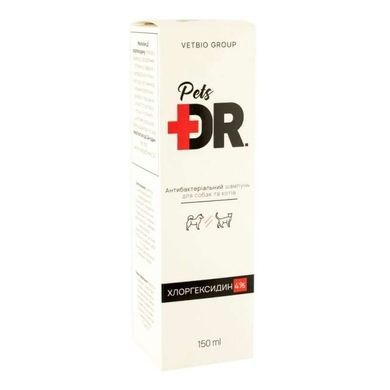 Vetbio Dr.Pets Antibacterial Shampoo with 4% Chlorhexidine, 150 ml