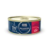 Complete wet food HOME FOOD for adult cats pate with beef, 85 g