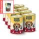 Complete grain-free wet food HOME FOOD for gourmet adult dogs Pate with duck, 8 х 360 g