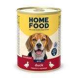 Беззерновой влажный корм HOME FOOD для собак &mdash; Паштет с уткой, 360 г
