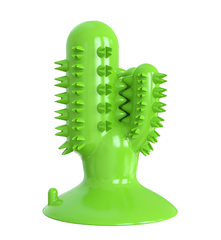 Зубна щітка для собак з пищалкою Cactus