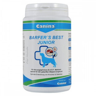 Вітамінно-мінеральний комплекс Canina Barfer Best Junior для собак, яких годують натуральним кормом, 350 г