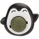 Toy-treat with catnip for cats "Penguin" black