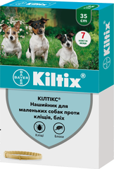 Нашийник Bayer Kiltix проти бліх та кліщів для собак, 35 см