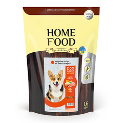 Сухий корм для дорослих собак «Індичка та лосось» DOG ADULT MEDIUM Здорова шкіра і блиск шерсті 1.6 кг