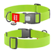 WAUDOG Waterproof dog collar with QR passport, plastic fastener, green, size XXL