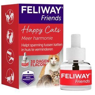 Ceva FELIWAY Friends &mdash; сменный блок Феливей с феромонами для уменьшения конфликтов между кошками, 48 мл