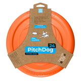 PitchDog &mdash; flying disc for retrieving for dogs, diameter 24, orange