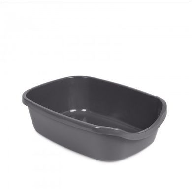 Природа Comfort M - туалет з високими бортами для котів сірий 41 х 30 х 13,5 см