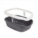 Природа Comfort M - туалет з високими бортами для котів сірий 41 х 30 х 13,5 см