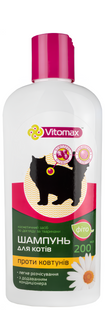 Phytoshampoo Vitomax for cats "against colic", 200 ml