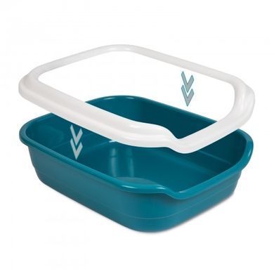 Perroda Comfort - high‑rim cat litter tray, various sizes & colours
