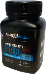 Витаминная добавка AnimAll VetLine Hair Skin PRO для собак мелких пород