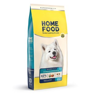 Гіпоалергенний сухий корм для дорослих собак середніх порід Форель та рис Hypoallergenic, 10 кг
