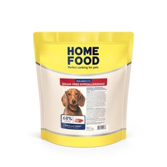 Беззерновой гипоаллергенный сухой корм для взрослых собак малых пород Утка и индейка Grain-free hypoallergenic, 300 г