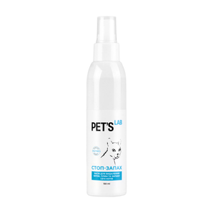 Means for removing stains and odors of cat urine Pet's Lab STOP-ODOR, 150 ml