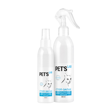 Means for removing stains and odors of cat urine Pet's Lab STOP-ODOR, 150 ml