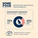 Complete wet food HOME FOOD for sterilised/neutered adult cats with chicken and shrimp in jelly, 85 g
