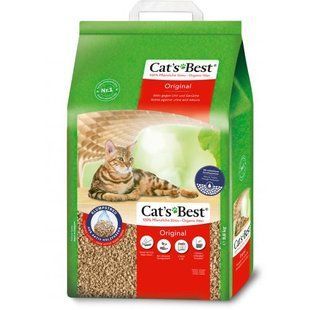 Cat's Best Original &mdash; древесный комкующийся наполнитель, 20 л (8.6 кг)