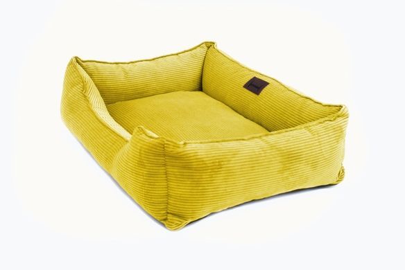 Dreamer Yellow Velvet Bed