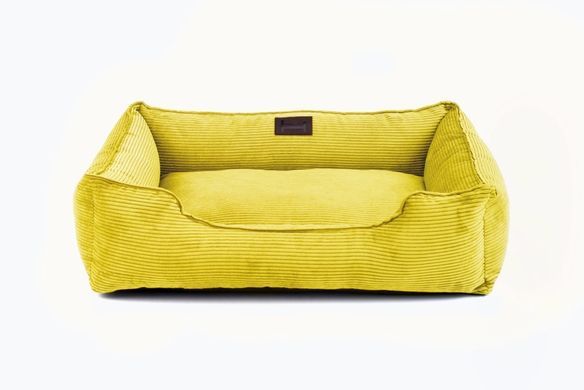 Dreamer Yellow Velvet Bed