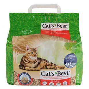 Cat's Best Original &mdash; clumping wood litter, 10 L